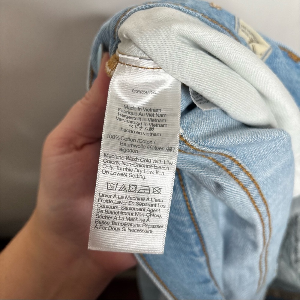 Madewell The Perfect Vintage Wide-Leg Crop Jean size 32 - Picture 10 of 15